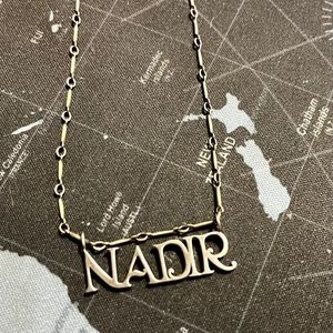 Bloodmilk The Library Nadir necklace, 18” chain